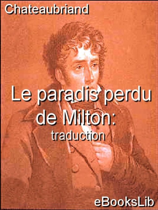 Cover image for Le paradis perdu de Milton : traduction